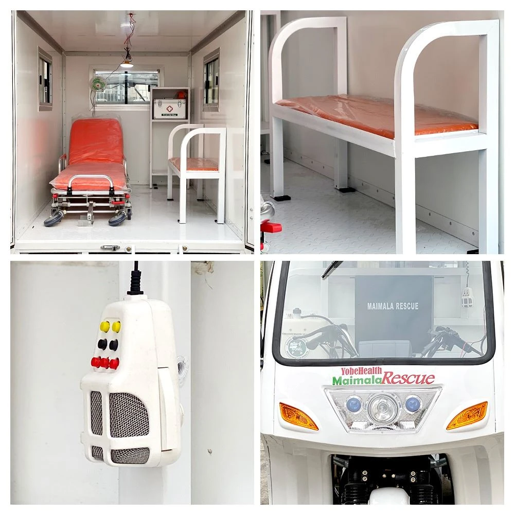 Semi Cabin ambulance Medical tricycle