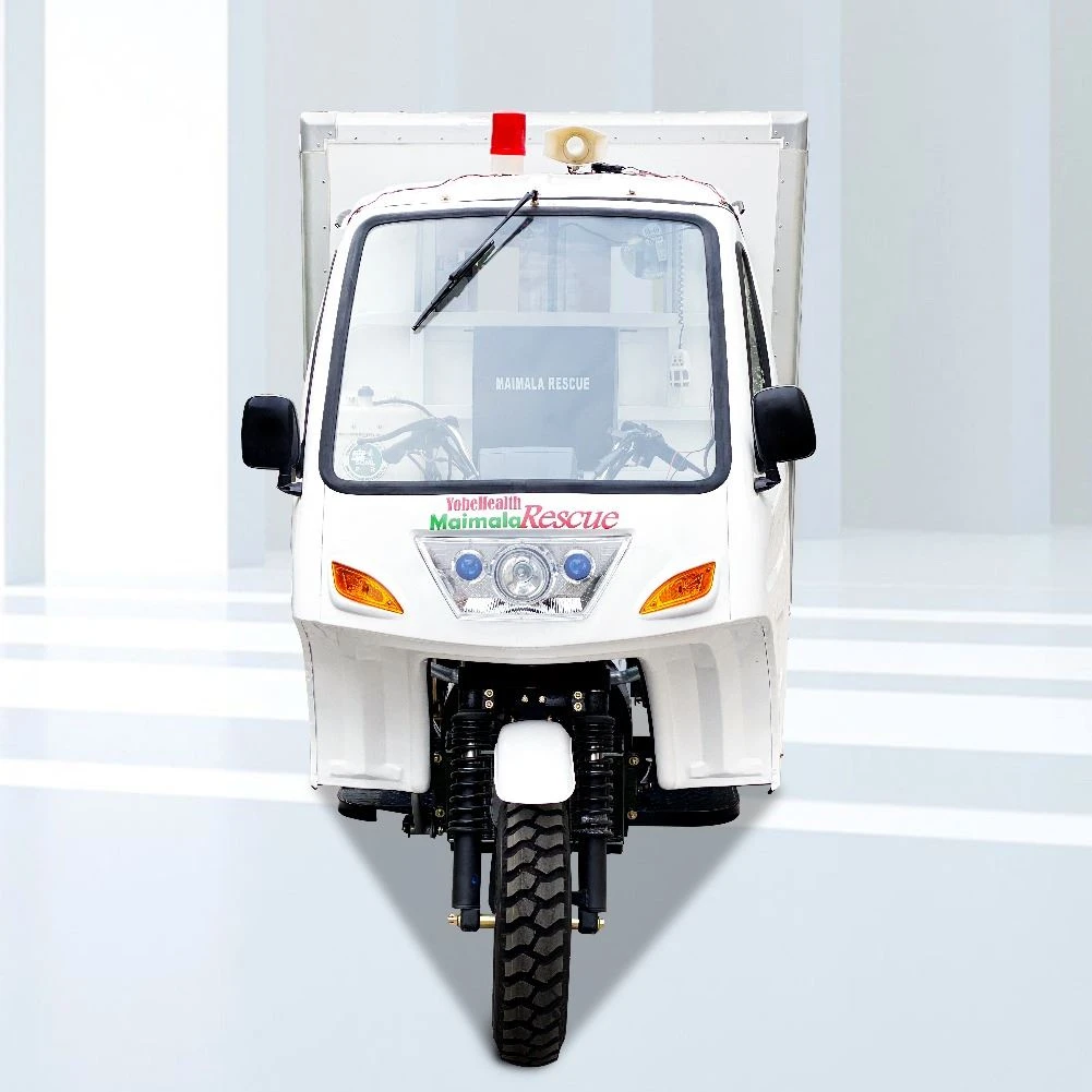Semi Cabin ambulance motorized tricycle