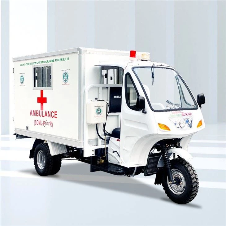 Triciclu Semi Cabin Ambulance 200cc