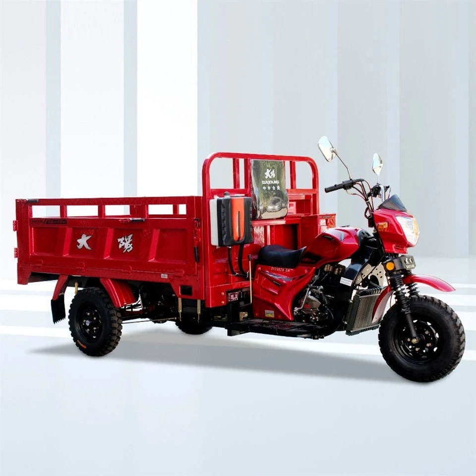 Heavy-Duty Three-Wheel Motorcycle With Water Cooling